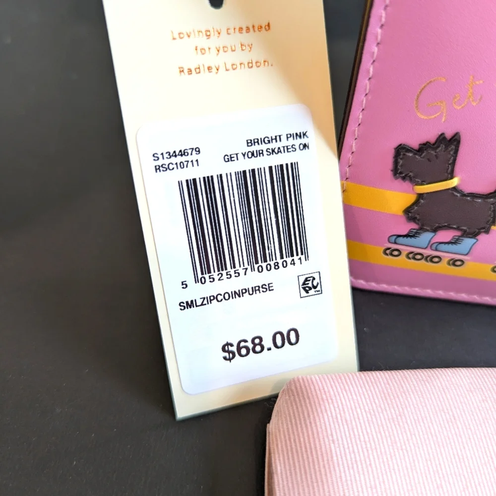 NWT RADLEY LONDON "Get You Skates On" Coin Purse - Picture 6 of 7